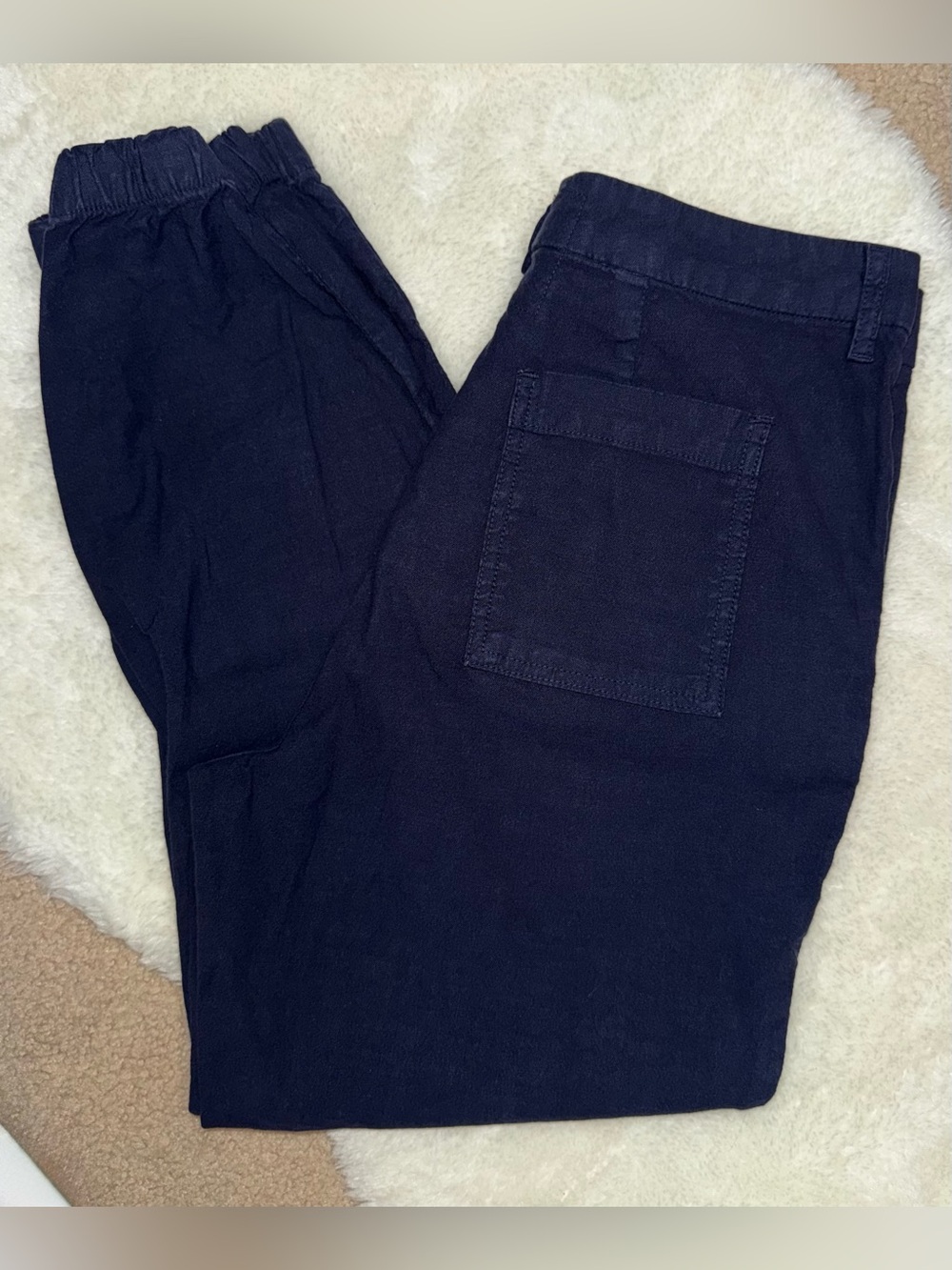 Frank & Eileen Jameson Utility Jogger Pants in Blue Women’s size 8